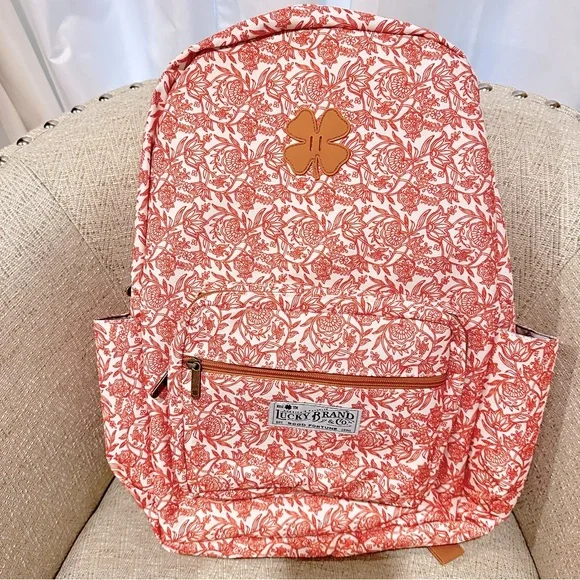 Lucky Brand | Bags | Nwt Lucky Brand Backpack Coral And  display picture 1